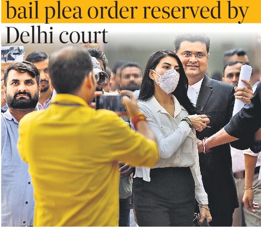 Jacqueline Fernandez’s bail plea order reserved by Delhi court 