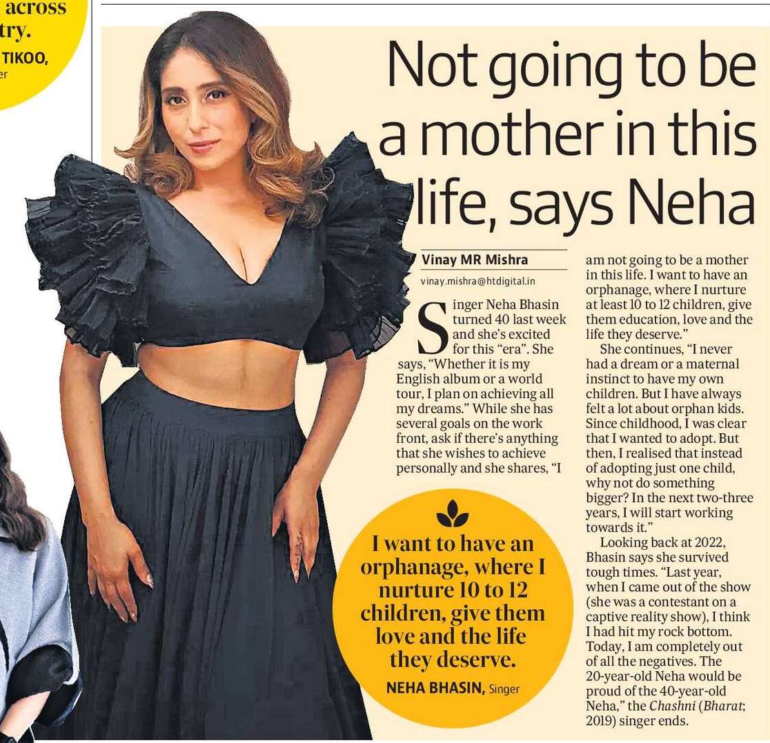 Not going to be a mother in this life, says Neha