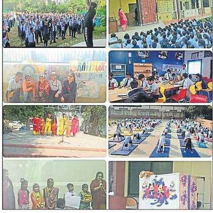 Lilawati Vidya Mandir、Shakti Nagar がこどもの日を祝う