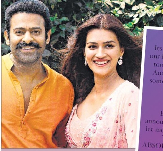 Kriti Sanon quashes ‘baseless rumours’ of relationship with Prabhas