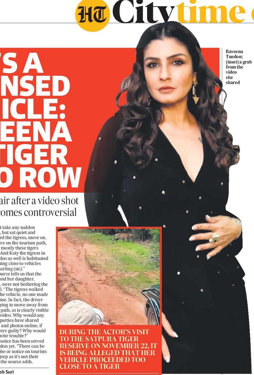 IT’S A
LICENSED
VEHICLE:
RAVEENA
ON TIGER
VIDEO ROW