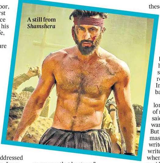 Ranbir Kapoor blames the beard for Shamshera failure