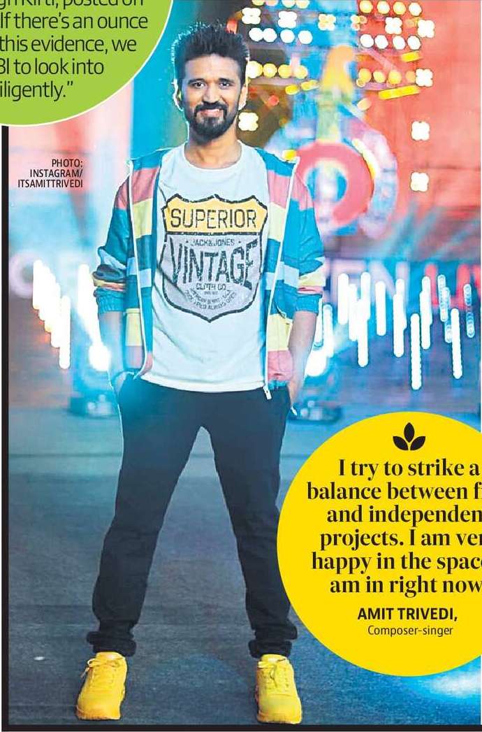 I always wanted to be an indie artiste, says Amit Trivedi