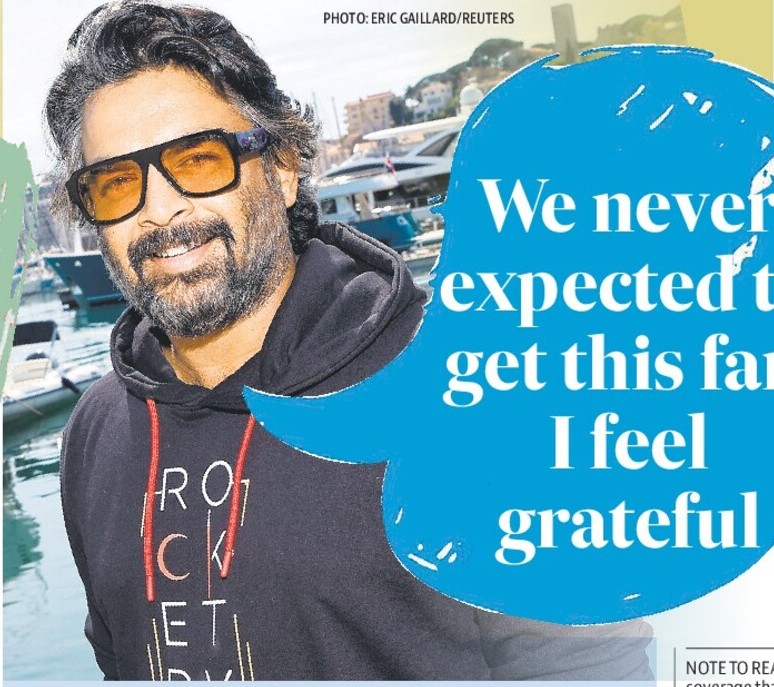 We never
expected to get
this far, I feel
grateful