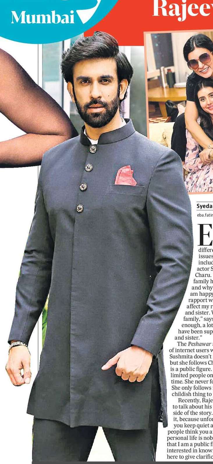 Happy that Charu has a wonderful rapport with my family: Rajeev Sen Happy that Charu has a wonderful rapport with my family: Rajeev Sen