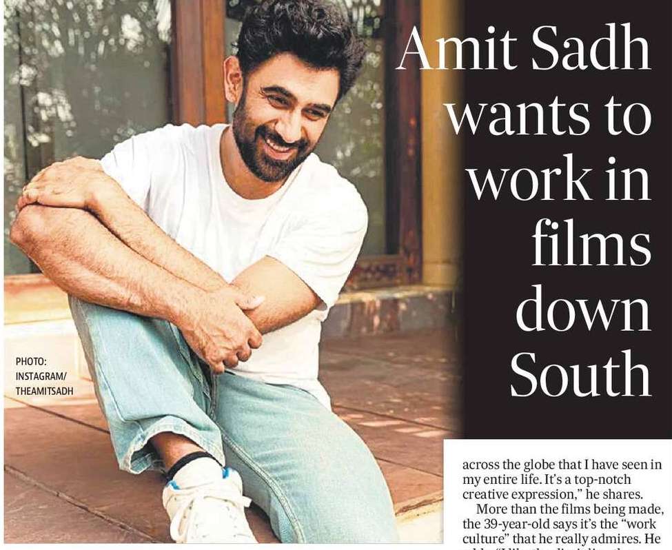 Amit Sadh wants to work in films down South 