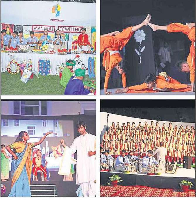 Vasundhara Enclave の East Point School で毎年恒例の日を祝う