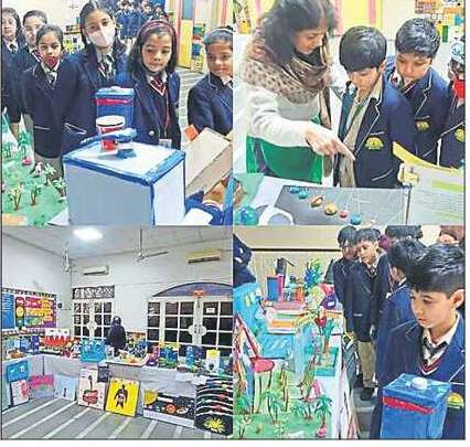 ASN Int'l, Mayur Vihar が科学展示会を開催
