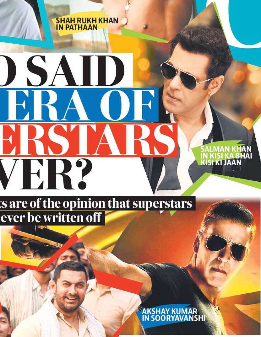 WHO SAID
THE ERA OF
SUPERSTARS
IS OVER? WHO SAID
THE ERA OF
SUPERSTARS
IS OVER?