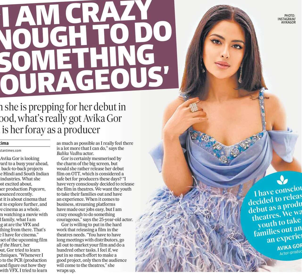 ‘I AM CRAZY ENOUGH TO DO SOMETHING COURAGEOUS’