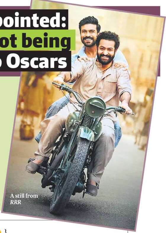 We were a little disappointed: Ram Charan on RRR not being India’s official entry to Oscars We were a little disappointed: Ram Charan on RRR not being India’s official entry to Oscars
