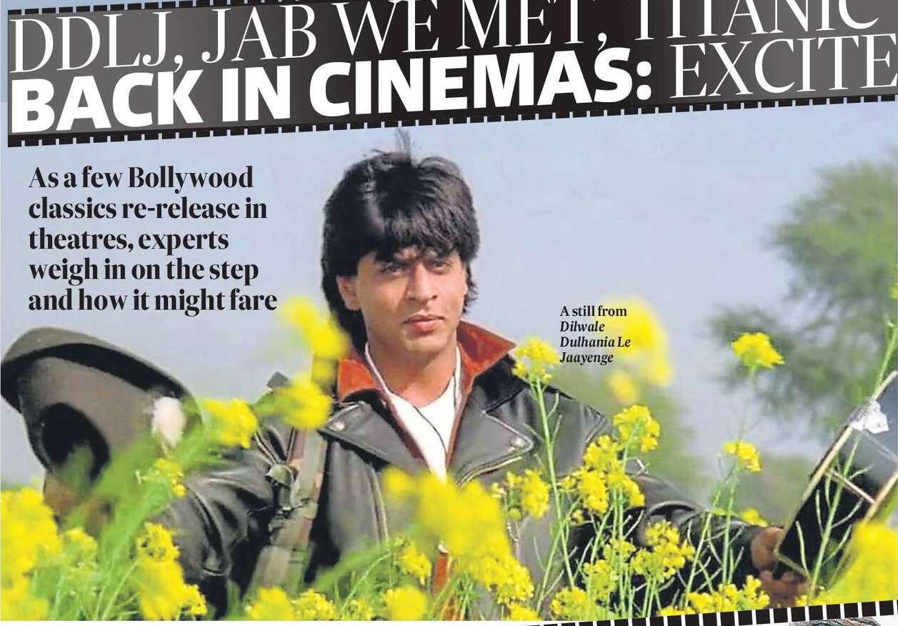 DDLJ, JAB WE MET, TITANIC BACK IN CINEMAS: EXCITED? DDLJ, JAB WE MET, TITANIC BACK IN CINEMAS: EXCITED?