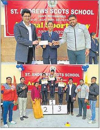 St. Andrews Scots, school, Jagatpuri, 毎年恒例の体育祭を熱狂的に祝う