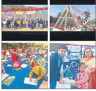 Vasundhara Enclave の East Point School は、冬のカーニバルを熱狂的に祝った