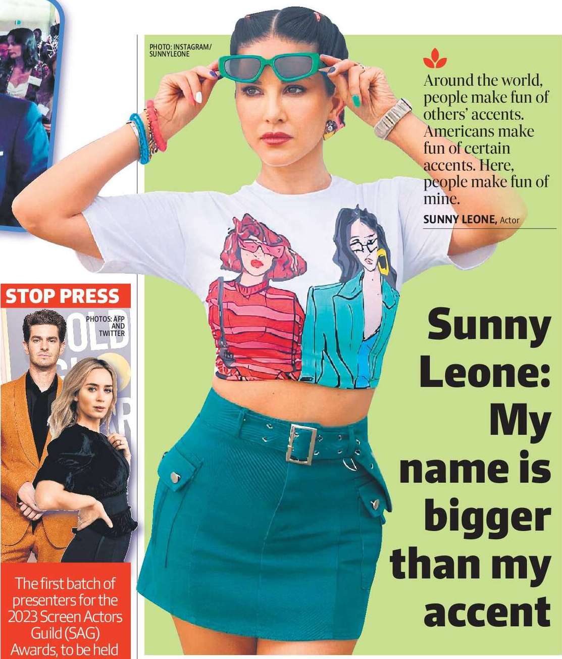 Sunny Leone: My name is bigger than my accent Sunny Leone: My name is bigger than my accent