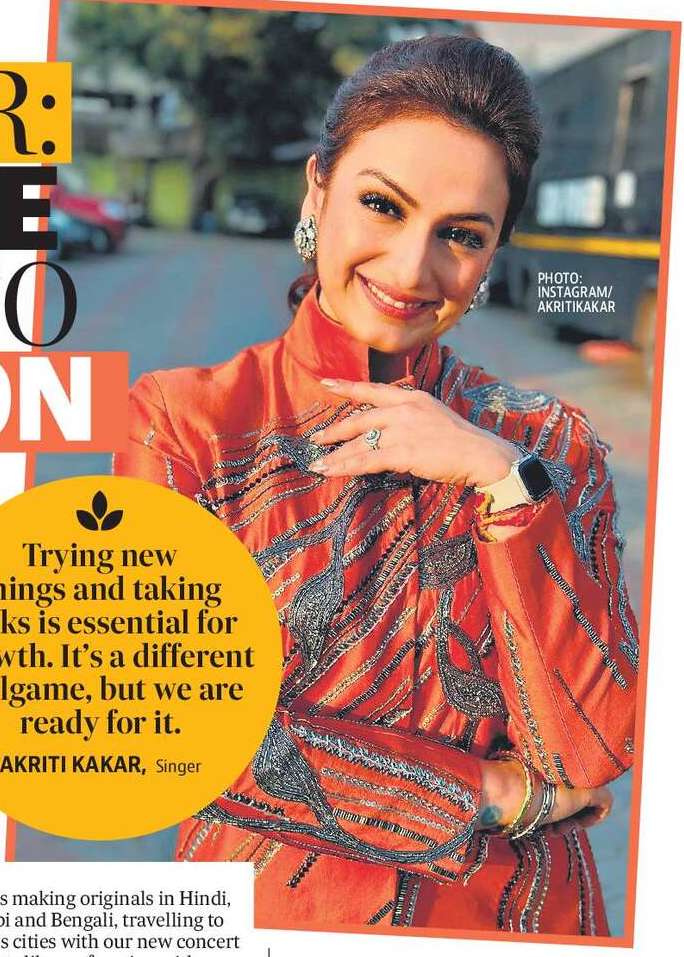 AKRITI KAKAR:
NICE TO HAVE
SOMETHING TO
FALL BACK ON