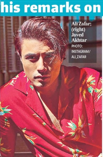 Ali Zafar hits out at Javed Akhtar, calls his remarks on 26/11 ‘insensitive’ 