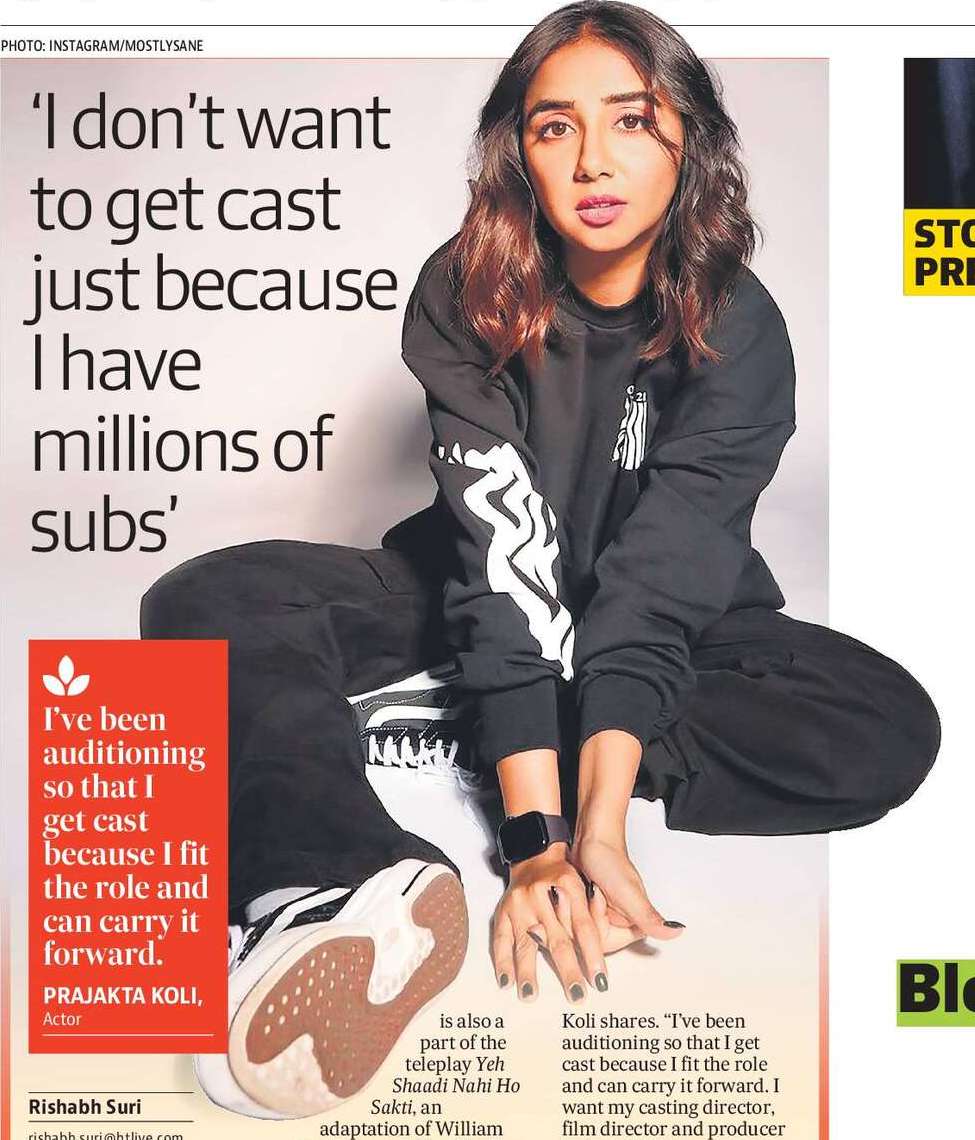 ‘I don’t want to get cast just because I have millions of subs’