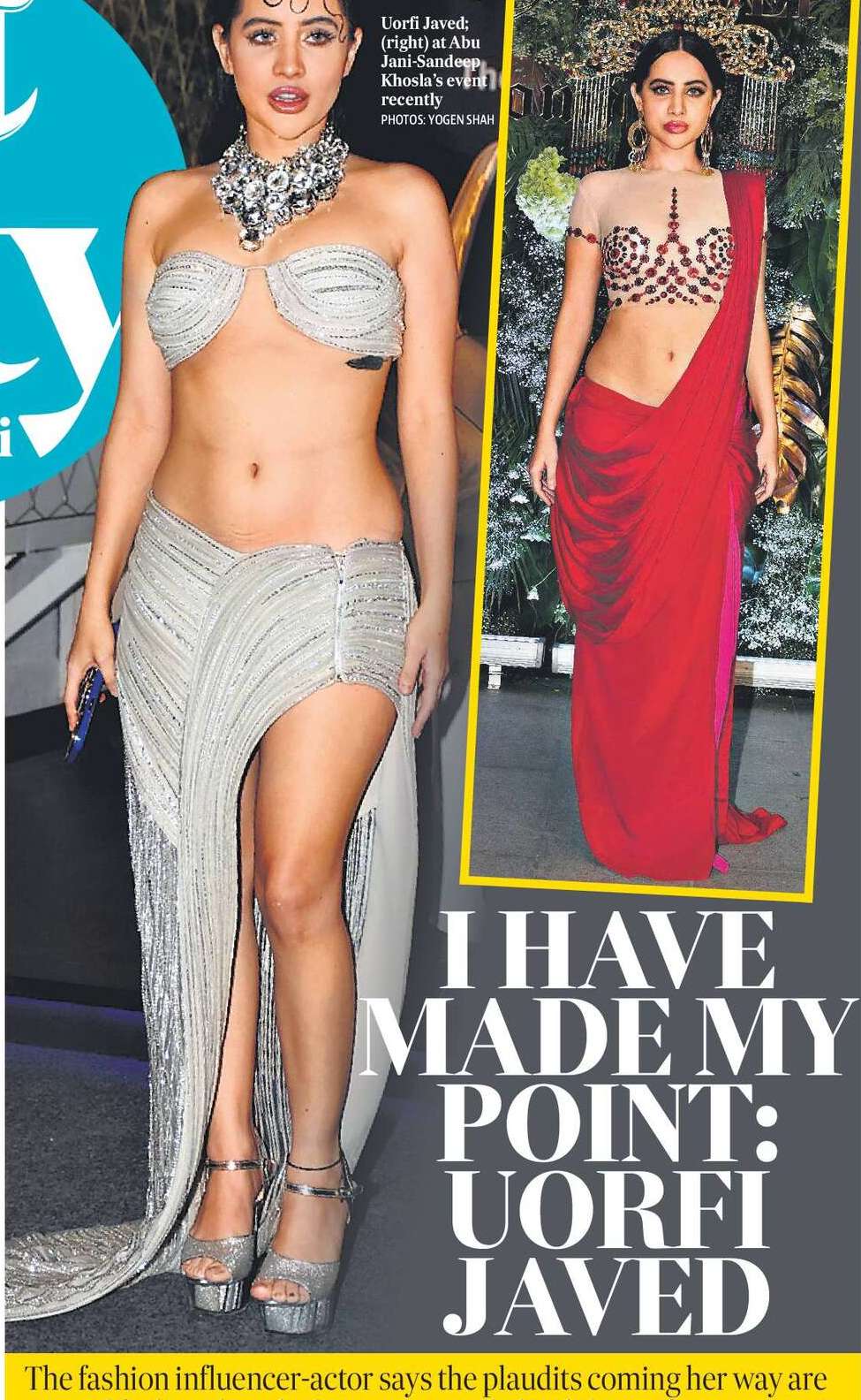 I HAVE
MADE MY
POINT:
UORFI
JAVED