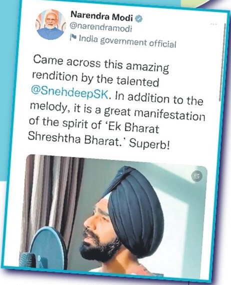 Meet Snehdeep, the Kesariya guy PM Modi tweeted about!