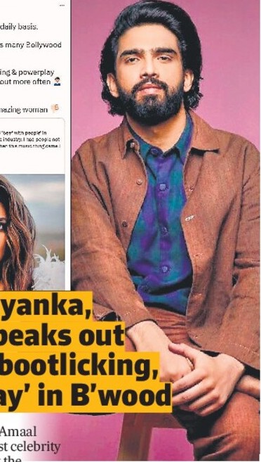 After Priyanka, Amaal speaks out against ‘bootlicking, powerplay’ in B’wood 