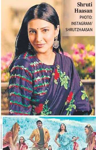 Shruti requests makers to not make saree-clad heroines dance in snow