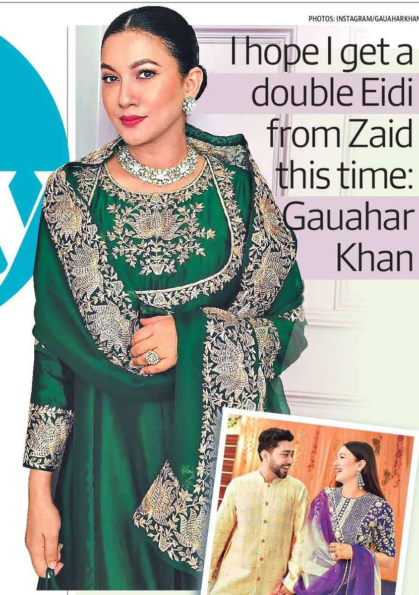 I hope I get a double Eidi from Zaid this time: Gauahar Khan