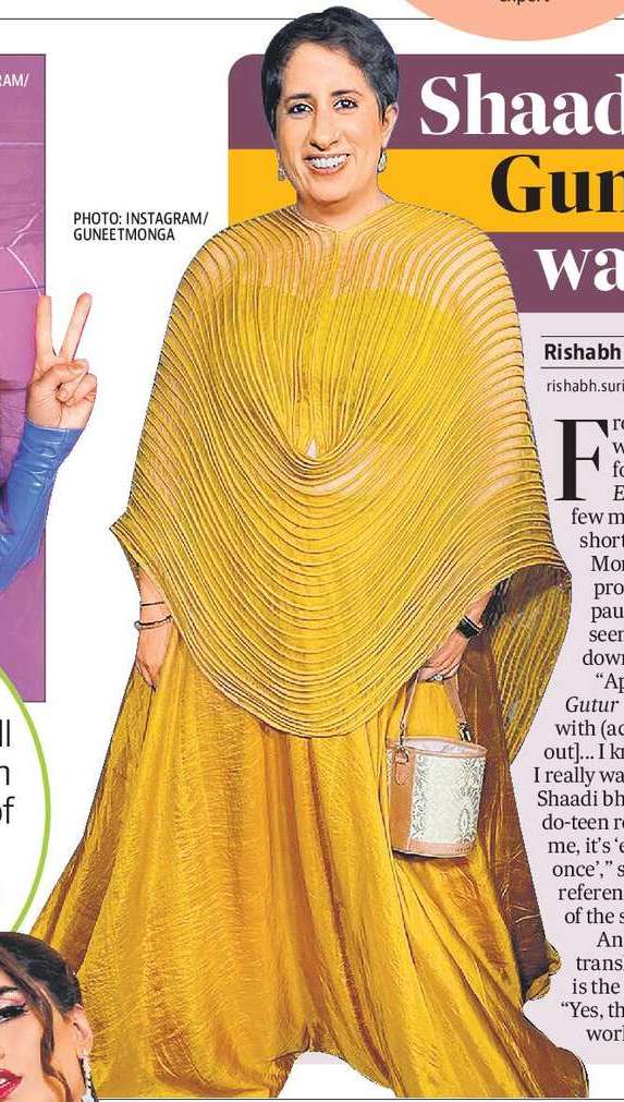 Shaadi, Oscar, films: Guneet Monga now wants a small break