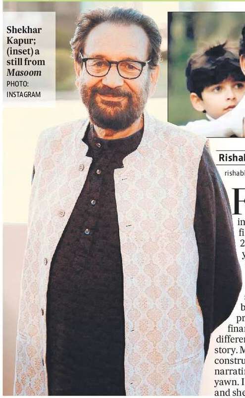 Masoom wasn’t going to be my first film, says Shekhar Masoom wasn’t going to be my first film, says Shekhar