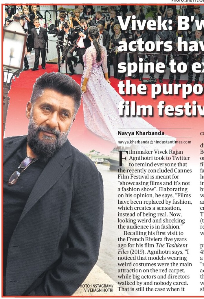 Vivek: B’wood actors have no spine to express the purpose of a film festival