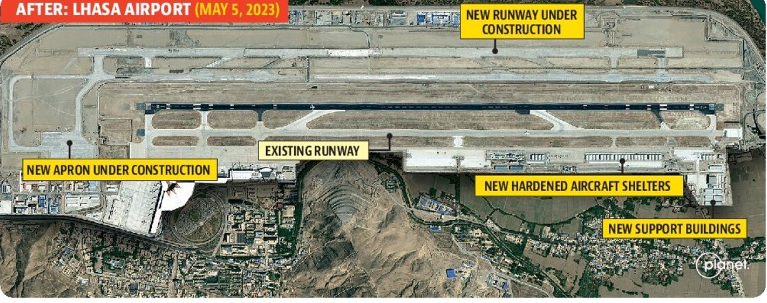 中国、LAC全域で空軍力を拡大：衛星画像