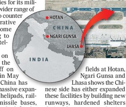 中国、LAC全域で空軍力を拡大：衛星画像