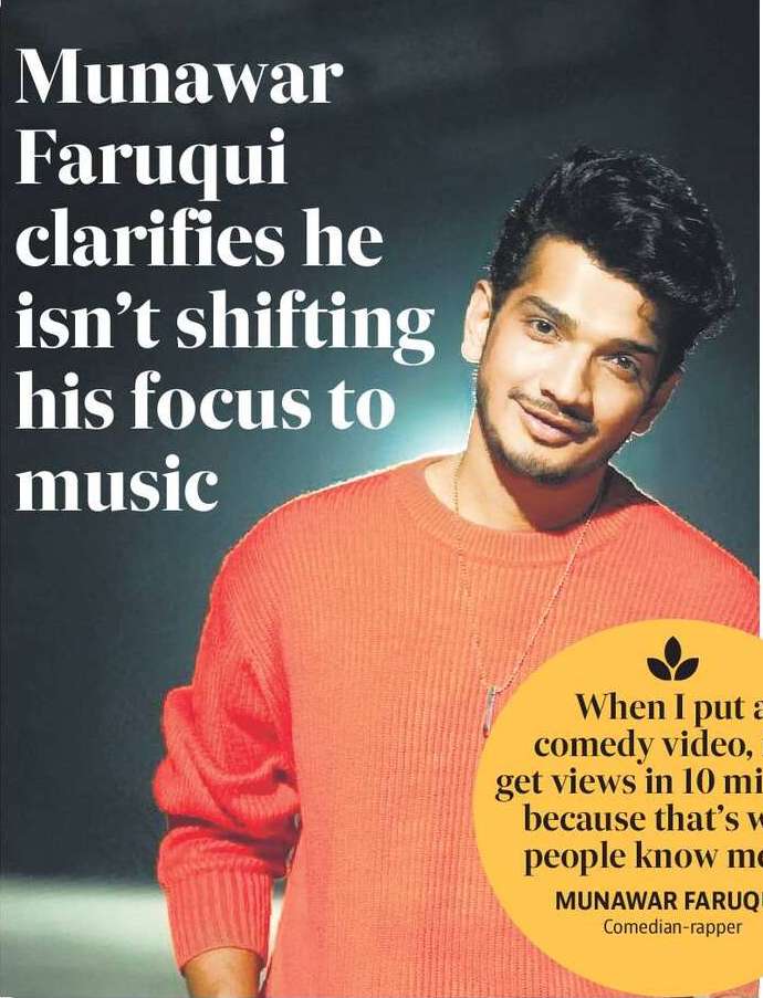 Munawar Faruqui clarifies he isn’t shifting his focus to music
