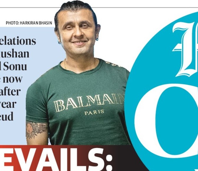 PEACE PREVAILS:
BHUSHAN AND
SONU PATCH UP PEACE PREVAILS:
BHUSHAN AND
SONU PATCH UP