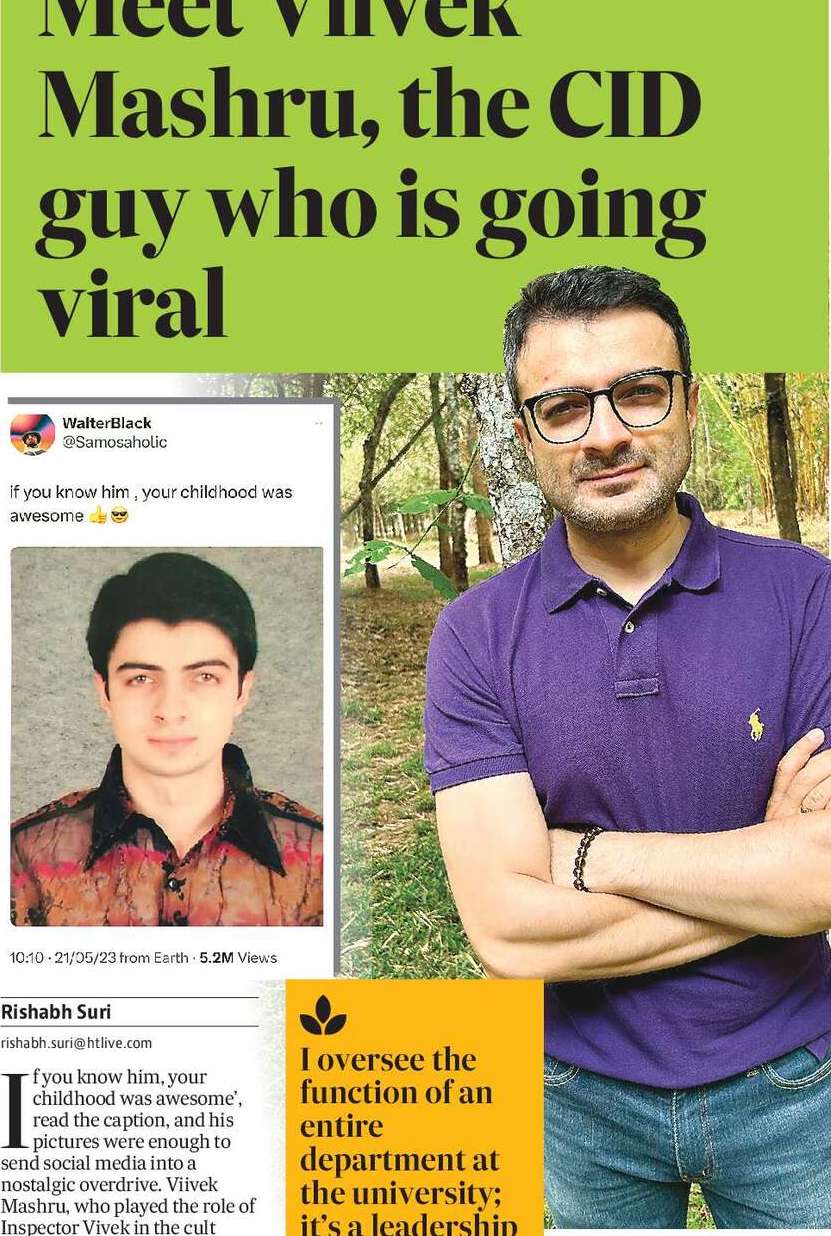 Meet Viivek Mashru, the CID guy who is going viral