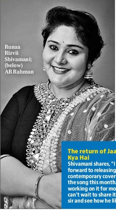 Singing Jaane Tu Mera Kya Hai  was life-changing for me, says Runaa