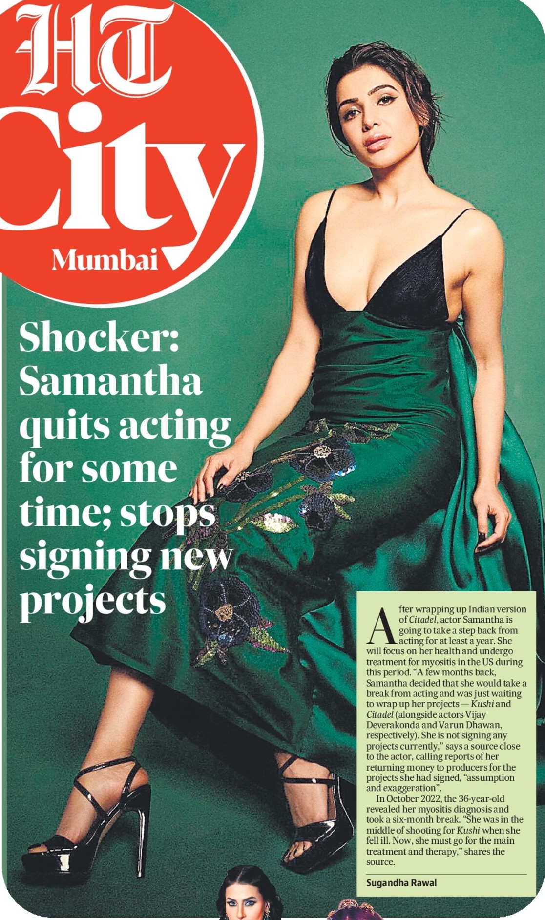 Shocker: Samantha quits acting for some time; stops signing new projects