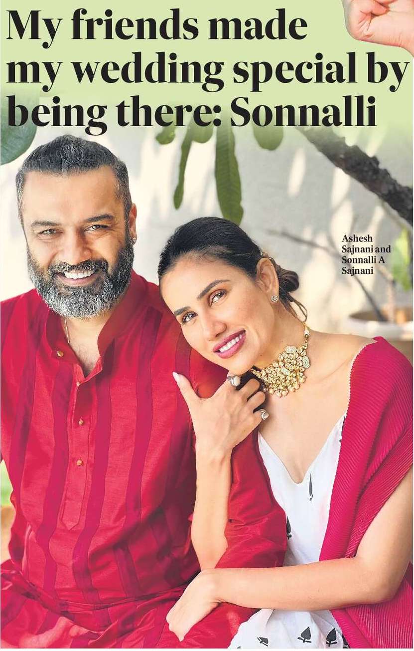My friends made my wedding special by being there: Sonnalli My friends made my wedding special by being there: Sonnalli