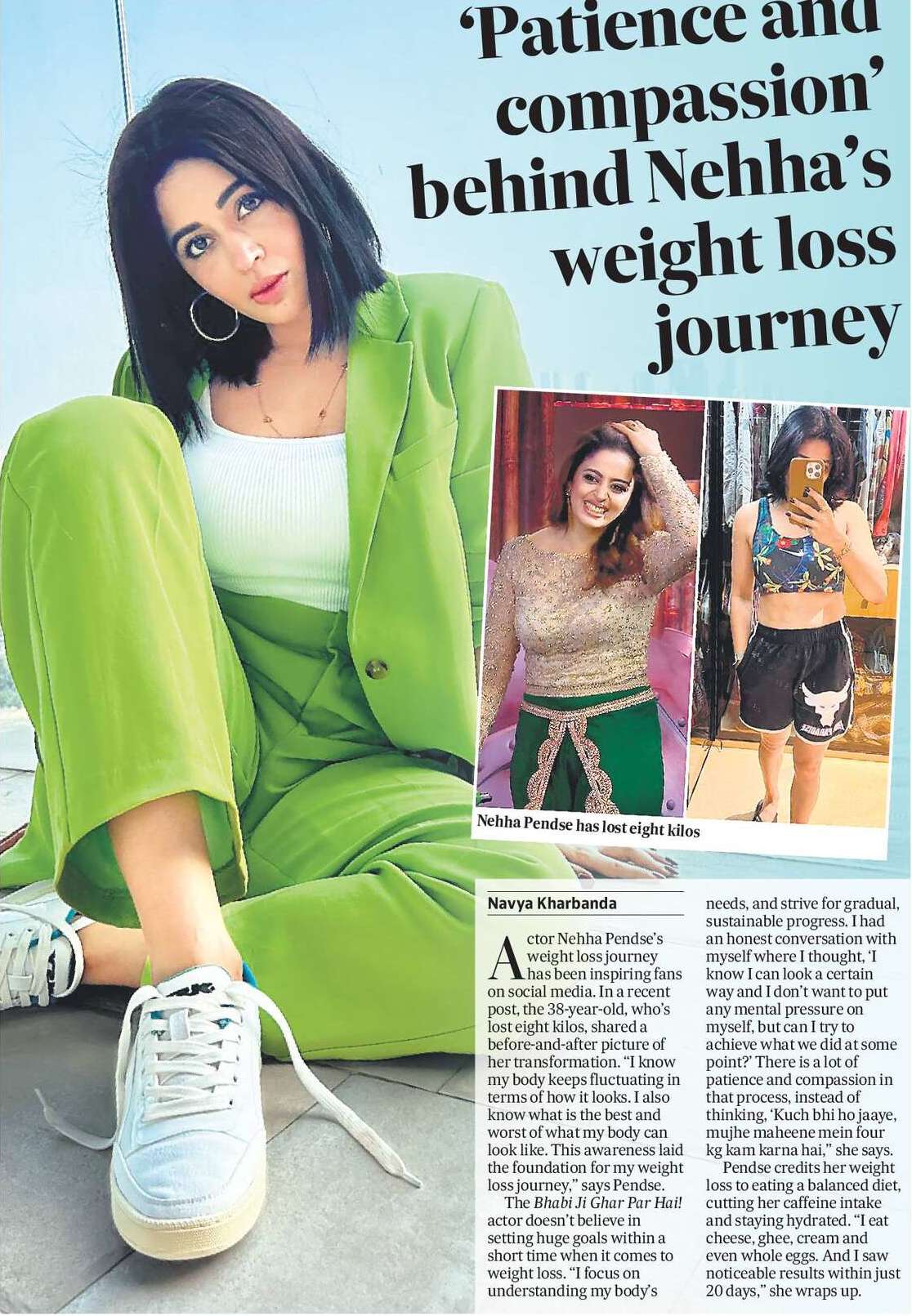 ‘Patience and compassion’ behind Nehha’s weight loss journey