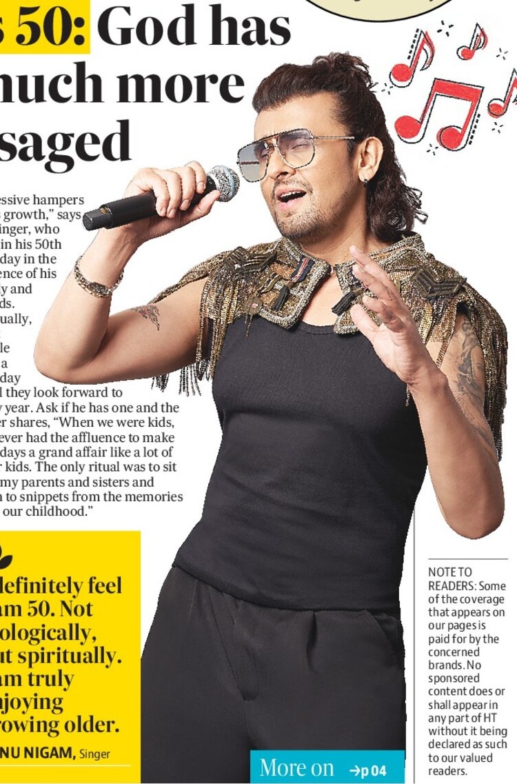 Sonu turns 50: God has given me much more  than I envisaged