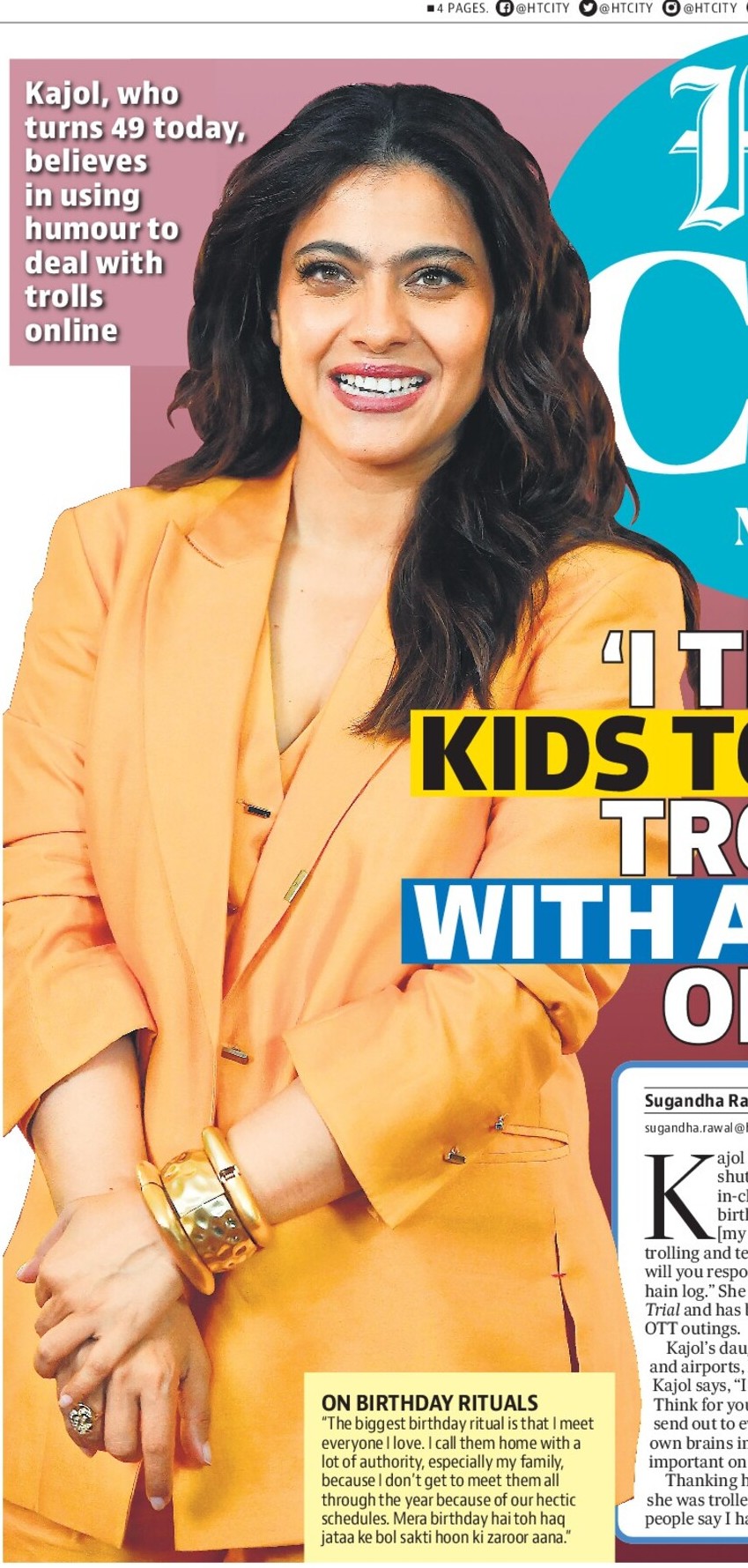 ‘I TELL MY KIDS TO TAKE TROLLING WITH A PINCH OF SALT’ ‘I TELL MY KIDS TO TAKE TROLLING WITH A PINCH OF SALT’