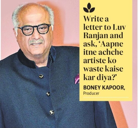 Boney on short screen time in  Tu Jhoothi Main Makkaar:  Yeh aap director se poocho