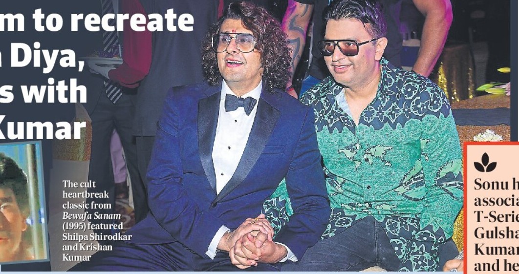 Sonu Nigam to recreate Achha Sila Diya, joins hands with Bhushan Kumar Sonu Nigam to recreate Achha Sila Diya, joins hands with Bhushan Kumar