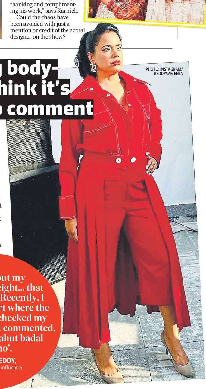 Sameera on being body-shamed: People think it’s their birthright to comment 