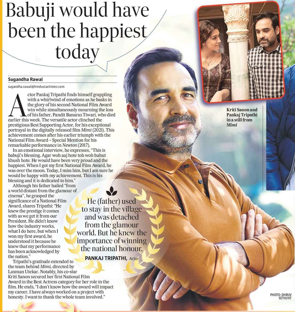 HONOURED AND HUMBLED:
NATIONAL AWARD WINNERS