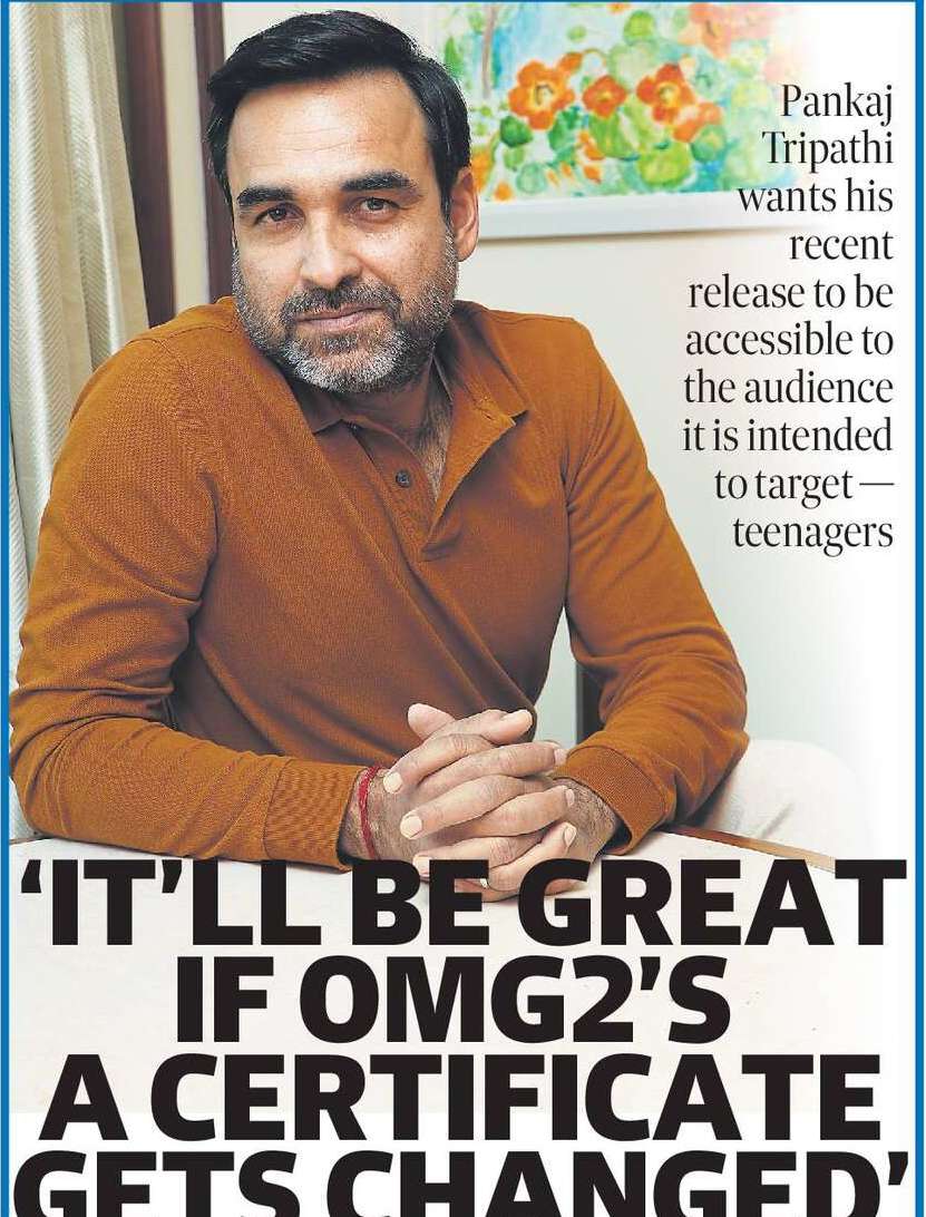 ‘IT’LL BE GREAT
IF OMG2’S
A CERTIFICATE
GETS CHANGED’