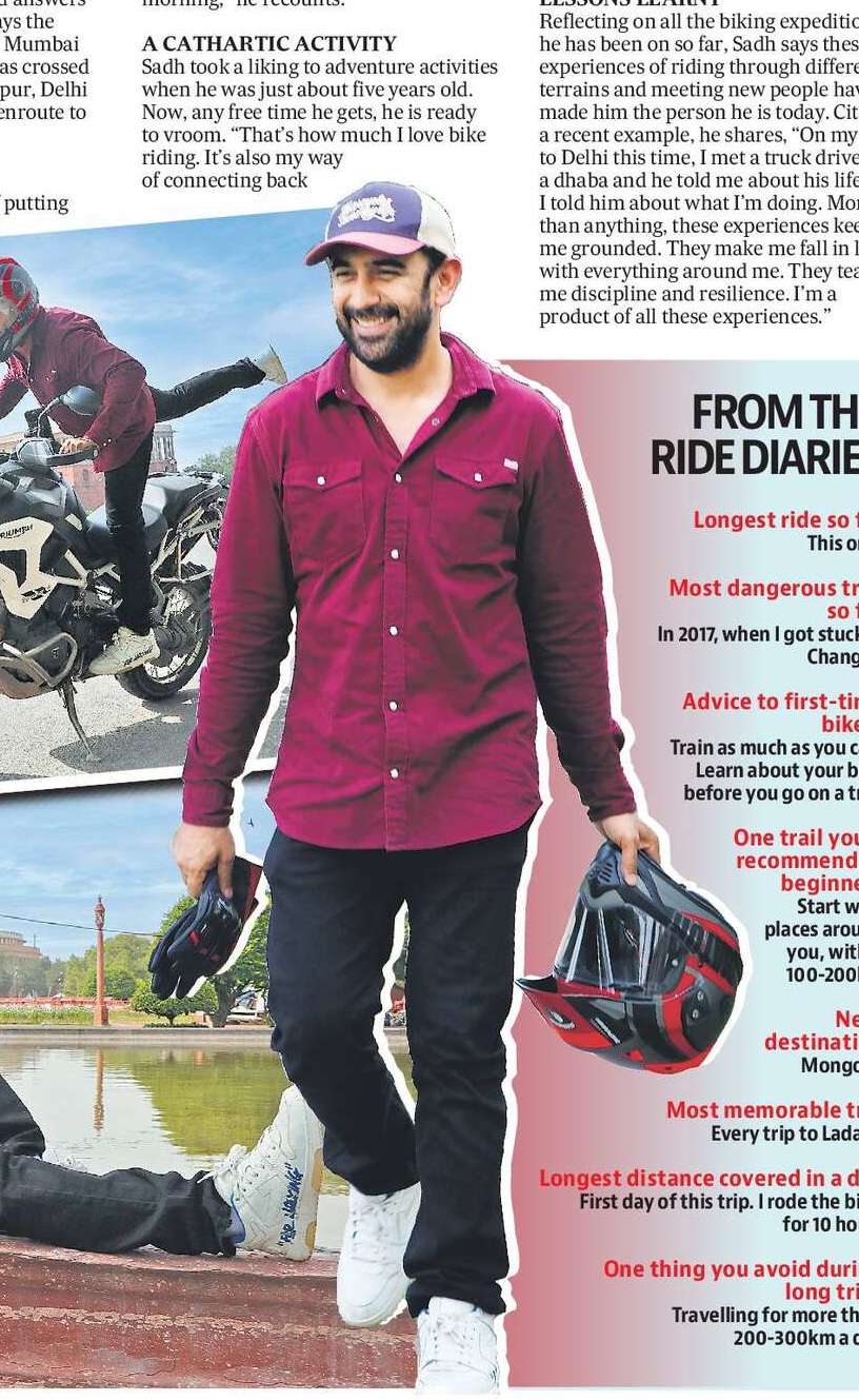 ‘I HAVE A KNACK OF PUTTING
MYSELF IN DANGER’