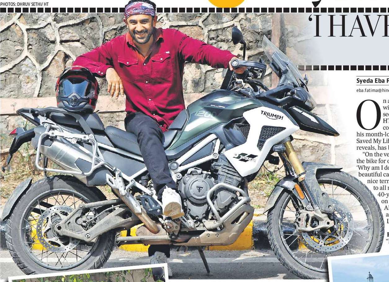 ‘I HAVE A KNACK OF PUTTING
MYSELF IN DANGER’