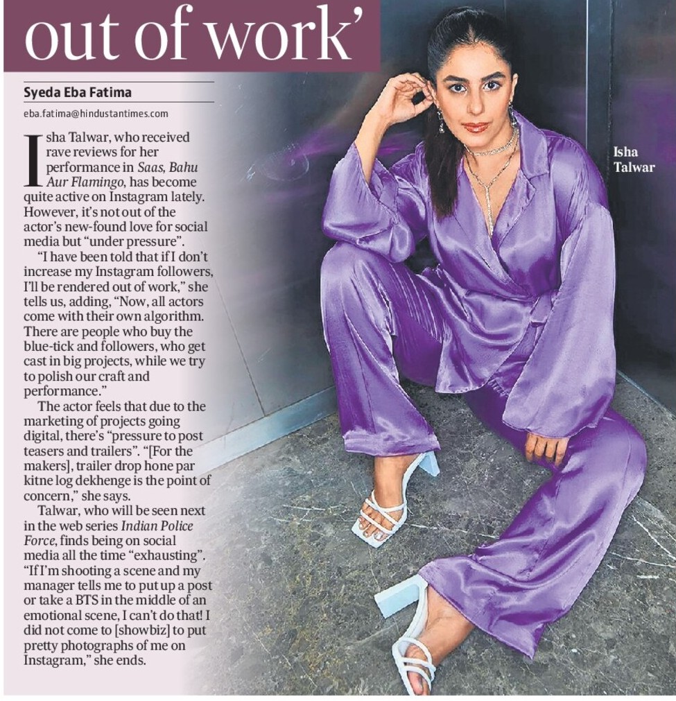 ‘I have been told to increase Insta followers or I’ll be out of work’