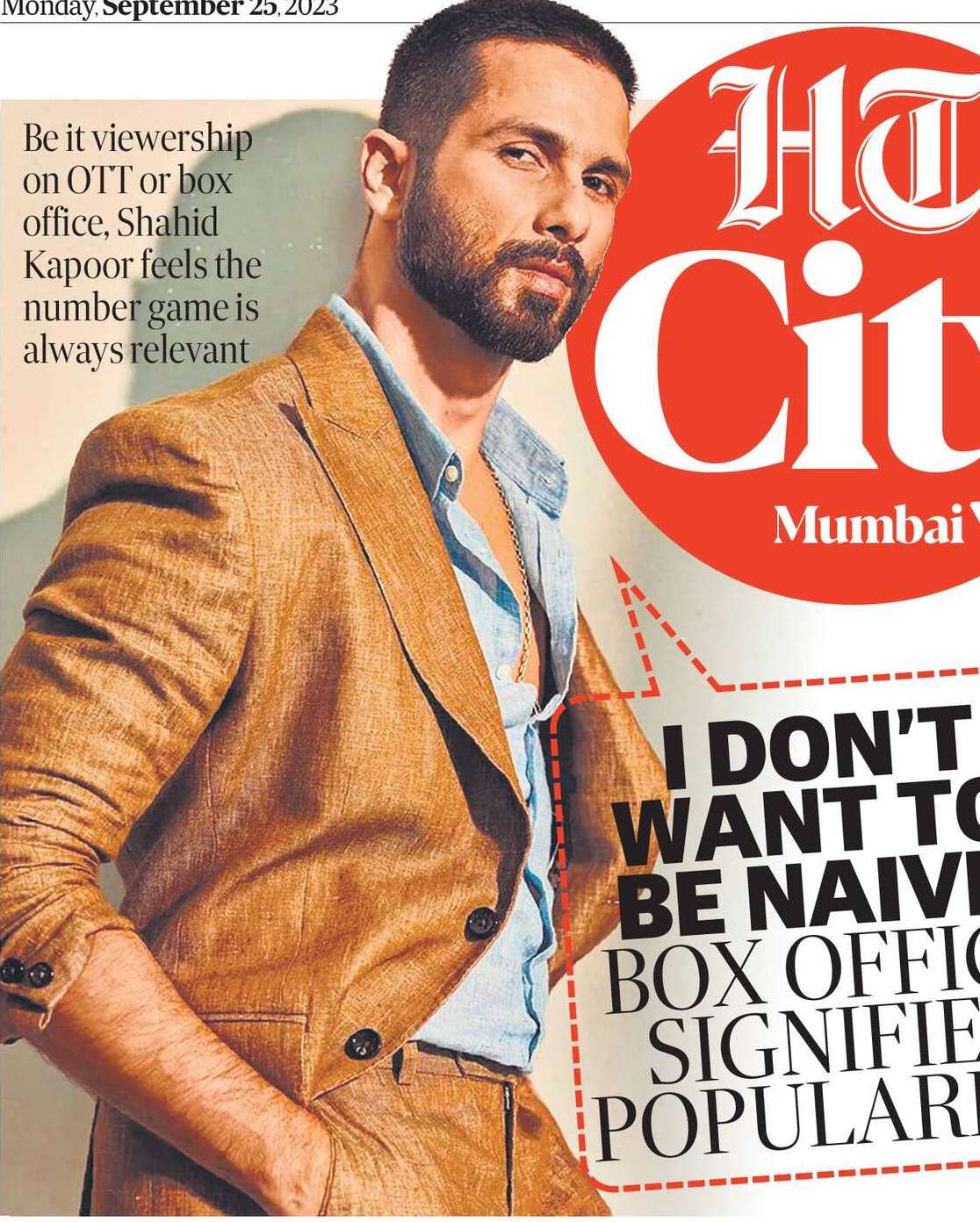 I DON’T WANT TO BE NAIVE, BOX OFFICE SIGNIFIES POPULARITY